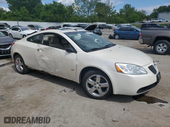 2008 Pontiac G6 GT with VIN 1G2ZH17N484239664, listed as a Copart auction lot 58486065 with 235,000 mi miles and Salvage title. Bid and sale history available at DreamBid. Image 4.