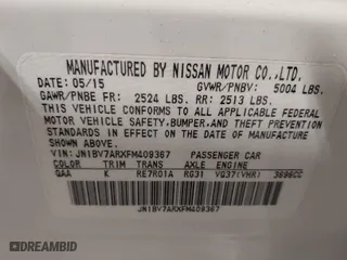 2015 Infiniti Q50 with VIN JN1BV7ARXFM409367, listed as a IAAI auction lot 41912056 with 126,382 mi miles. Bid and sale history available at carsss.com. Image 9.