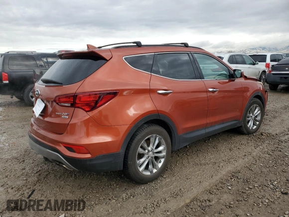 2017 Hyundai Santa Fe 2.0T с VIN 5XYZUDLAXHG471408, выставлен на аукционе Copart как лот 45493115 с пробегом 227 867 миль миль и Списание • Salvage title. История ставок и продаж доступна на DreamBid. Изображение 3.