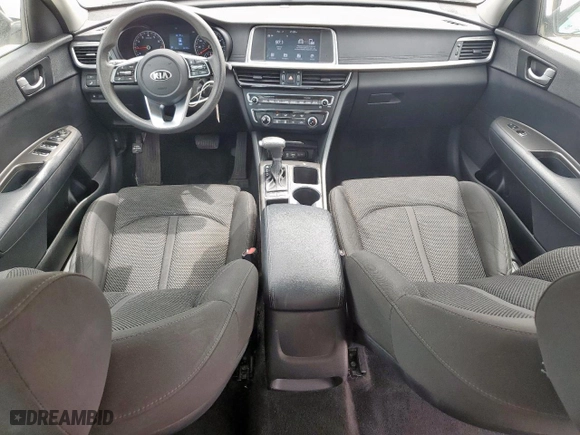 2019 Kia Optima S with VIN 5XXGT4L32KG275230, listed as a Copart auction lot 51455765 with 92,189 mi miles and Salvage Title. Bid and sale history available at carsss.com. Image 8.