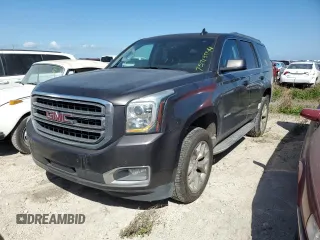2017 GMC Yukon SLE with VIN 1GKS1AKC7HR187851, listed as a Copart auction lot 75713044 with 112,865 mi miles and Salvage Title. Bid and sale history available at carsss.com. Image 1.
