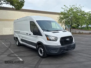 2022 Ford Transit Cargo with VIN 1FTYE1C83NKA50558, listed as a Copart auction lot 62792905 with 16,097 mi miles and Salvage title. Bid and sale history available at DreamBid. Image 1.