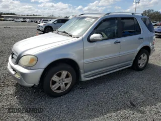 2005 Mercedes-Benz M-Class 3.7L with VIN 4JGAB57E25A535129, listed as a Copart auction lot 76950894 with 0 mi miles and Salvage Title. Bid and sale history available at carsss.com. Image 1.