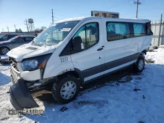 2018 Ford Transit Passenger XL with VIN 1FBZX2YM9JKA03351, listed as a Copart auction lot 88457805 with 225,615 mi miles and Salvage Title. Bid and sale history available at carsss.com. Image 1.