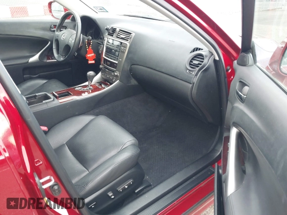 2006 Lexus IS 250 with VIN JTHCK262562006254, listed as a IAAI auction lot 41697815 with 80,994 mi miles and . Bid and sale history available at DreamBid. Image 5.