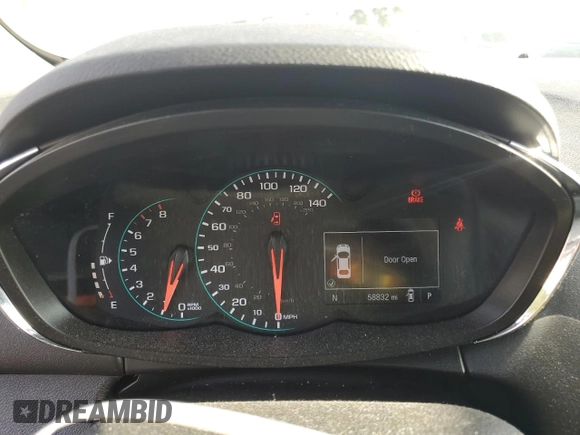 2020 Chevrolet Trax LS z VIN 3GNCJNSB5LL298453, wystawiony jako Copart lot #59903695 z przebiegiem 58 832 mil mil oraz Szkoda całkowita • Salvage title. Historia ofert i sprzedaży dostępna na DreamBid. Obrazek 9.