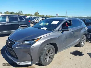 2015 Lexus NX 200t with VIN JTJYARBZ3F2001377, listed as a IAAI auction lot 40848510 with 109,066 mi miles. Bid and sale history available at carsss.com. Image 2.
