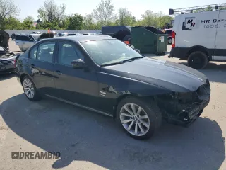 2011 BMW 3 Series 328i xDrive with VIN WBAPK7C59BA975051, listed as a Copart auction lot 53133695 with 111,711 mi miles and Salvage title. Bid and sale history available at DreamBid. Image 4.