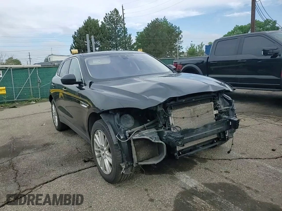 2019 Jaguar F-Pace 25t Prestige with VIN SADCK2GX3KA392592, listed as a Copart auction lot 59199455 with 170,635 mi miles and Salvage title. Bid and sale history available at DreamBid. Image 14.