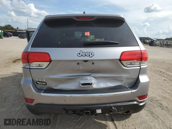2018 Jeep Grand Cherokee Limited with VIN 1C4RJFBG8JC331247, listed as a Copart auction lot 64181455 with Not provided miles and Non repairable. Bid and sale history available at DreamBid. Image 6.