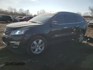 2016 Chevrolet Traverse LTZ with VIN 1GNKVJKD7GJ113276, listed as a Copart auction lot 47644235 with 104,626 mi miles and Salvage Title. Bid and sale history available at DreamBid. Image 1.