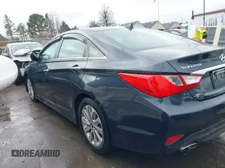 2014 Hyundai Sonata Limited with VIN 5NPEC4ABXEH934116, listed as a IAAI auction lot 41546415 with 105,136 mi miles and . Bid and sale history available at DreamBid. Image 14.