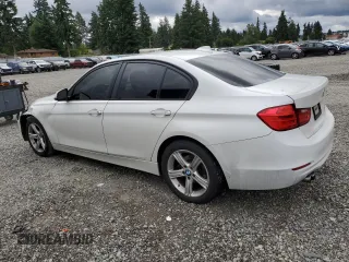 2013 BMW 3 Series 328i with VIN WBA3C1C53DF443745, listed as a Copart auction lot 62609435 with 137,573 mi miles and Salvage title. Bid and sale history available at DreamBid. Image 2.