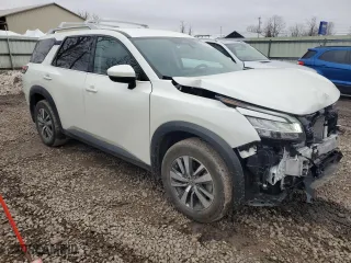 2024 Nissan Pathfinder SL with VIN 5N1DR3CC2RC280249, listed as a Copart auction lot 49300215 with 6,479 mi miles and Salvage Title. Bid and sale history available at carsss.com. Image 4.