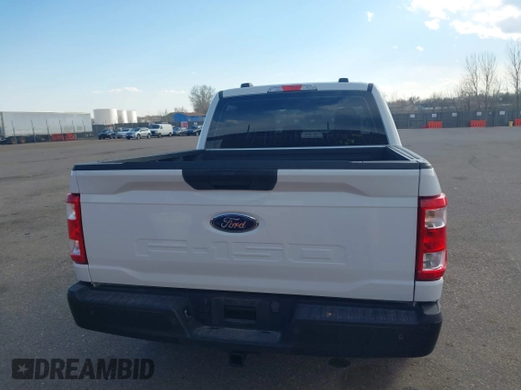 2023 Ford F-150 XL with VIN 1FTFW1ED9PFC02465, listed as a IAAI auction lot 41715526 with 21,343 mi miles. Bid and sale history available at carsss.com. Image 16.