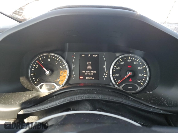 2017 Jeep Renegade Latitude with VIN ZACCJABB4HPE66423, listed as a Copart auction lot 53924625 with 97,922 mi miles and Salvage Title. Bid and sale history available at carsss.com. Image 9.