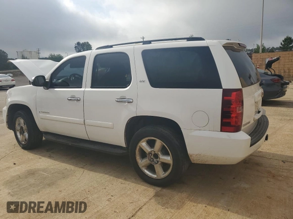 2008 Chevrolet Tahoe LTZ with VIN 1GNFC13J38R103830, listed as a Copart auction lot 53938025 with 161,942 mi miles and Salvage title. Bid and sale history available at DreamBid. Image 2.