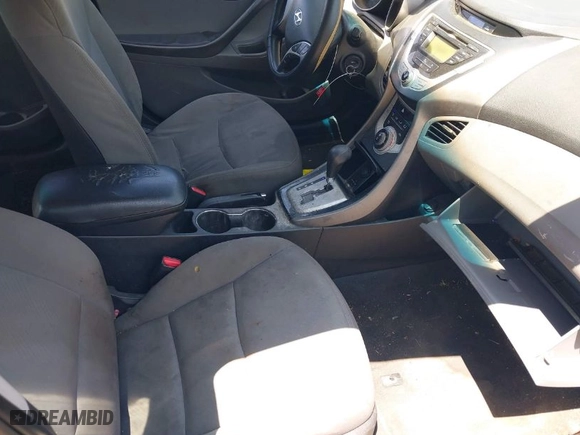 2012 Hyundai Elantra Limited with VIN 5NPDH4AE5CH069804, listed as a IAAI auction lot 42017607 with 185,209 mi miles. Bid and sale history available at carsss.com. Image 5.