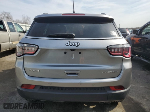 2021 Jeep Compass Limited with VIN 3C4NJDCB6MT528495, listed as a Copart auction lot 48039575 with 69,006 mi miles and Salvage Title. Bid and sale history available at DreamBid. Image 6.