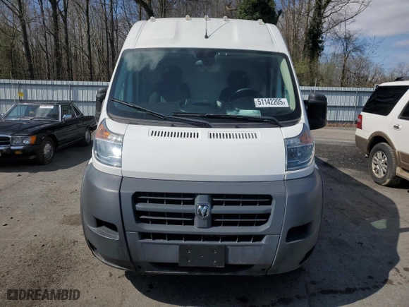2014 Ram ProMaster Cargo Van with VIN 3C6TRVDD4EE130009, listed as a Copart auction lot 51142205 with 98,442 mi miles and Clean Title. Bid and sale history available at carsss.com. Image 5.
