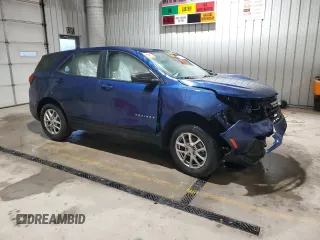 2022 Chevrolet Equinox LS z VIN 3GNAXSEV9NS170493, wystawiony jako Copart lot #57219235 z przebiegiem Nie podano mil oraz Szkoda całkowita • Salvage title. Historia ofert i sprzedaży dostępna na DreamBid. Obrazek 4.