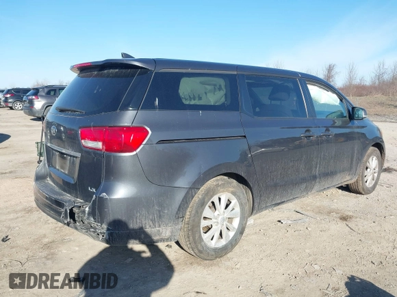 2017 Kia Sedona LX with VIN KNDMB5C12H6229530, listed as a IAAI auction lot 41817443 with 97,160 mi miles. Bid and sale history available at carsss.com. Image 4.