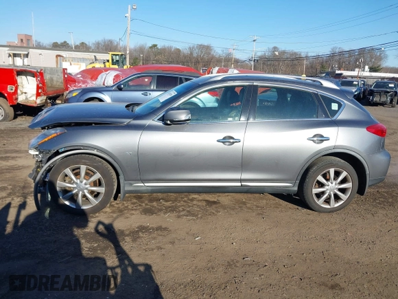 2017 Infiniti QX50 with VIN JN1BJ0RR4HM413604, listed as a IAAI auction lot 41310296 with 113,426 mi miles and . Bid and sale history available at DreamBid. Image 14.