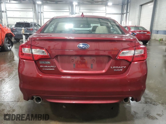 2016 Subaru Legacy 3.6R Limited with VIN 4S3BNEN67G3034305, listed as a Copart auction lot 71368514 with 33,829 mi miles and Non Repairable. Bid and sale history available at carsss.com. Image 6.