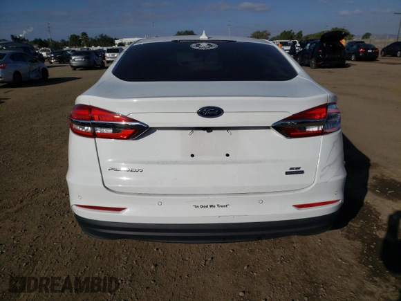 2020 Ford Fusion Hybrid SE with VIN 3FA6P0LU8LR189558, listed as a Copart auction lot 69607932 with 0 mi miles. Bid and sale history available at carsss.com. Image 6.
