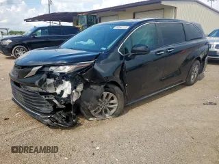 2022 Toyota Sienna XLE with VIN 5TDYRKEC9NS121105, listed as a Copart auction lot 63942115 with 62,553 mi miles and Salvage title. Bid and sale history available at DreamBid. Image 1.