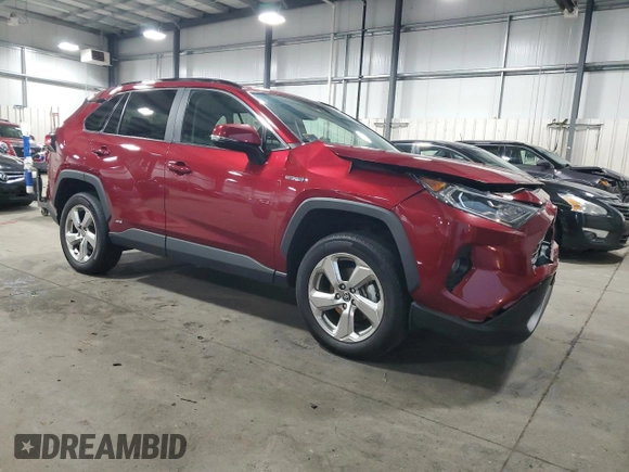 2021 Toyota RAV4 Hybrid LE z VIN 4T3B6RFVXMU053269, wystawiony jako Copart lot #54690095 z przebiegiem 48 815 mil mil oraz Szkoda całkowita • Salvage title. Historia ofert i sprzedaży dostępna na DreamBid. Obrazek 4.