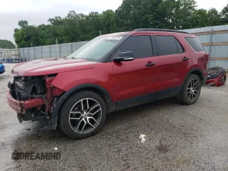 2016 Ford Explorer Sport with VIN 1FM5K8GTXGGB02174, listed as a Copart auction lot 57963255 with 154,919 mi miles and Salvage title. Bid and sale history available at DreamBid. Image 1.
