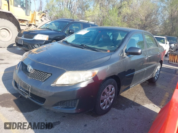 2009 Toyota Corolla with VIN JTDBL40E499083055, listed as a IAAI auction lot 41918173 with 223,308 mi miles. Bid and sale history available at carsss.com. Image 2.