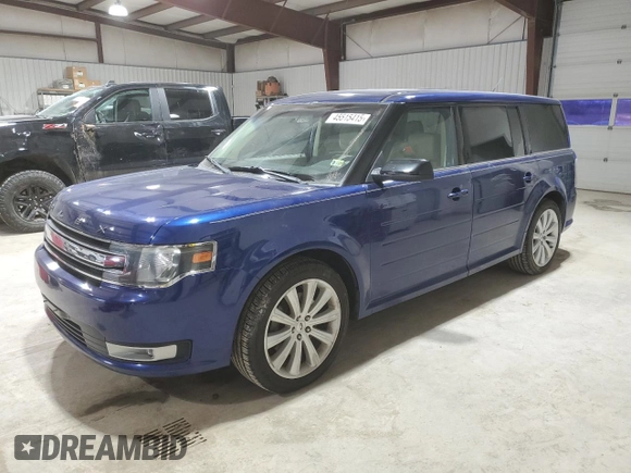 2013 Ford Flex SEL with VIN 2FMHK6C83DBD21774, listed as a Copart auction lot 45515415 with 111,186 mi miles and Salvage Title. Bid and sale history available at carsss.com. Image 1.