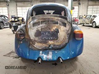 1974 Volkswagen Beetle with VIN 1342607792, listed as a Copart auction lot 84407684 with 26,610 mi miles and Salvage Title. Bid and sale history available at DreamBid. Image 6.