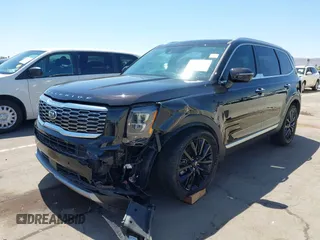 2021 Kia Telluride SX z VIN 5XYP5DHC3MG120493, wystawiony jako IAAI lot #42593819 z przebiegiem 38 073 mil mil oraz . Historia ofert i sprzedaży dostępna na DreamBid. Obrazek 2.