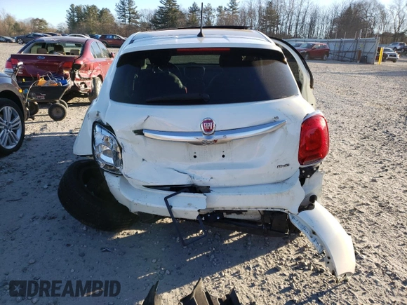 2016 FIAT 500X Trekking Plus with VIN ZFBCFYET9GP381557, listed as a Copart auction lot 87363304 with 92,189 mi miles and Salvage title. Bid and sale history available at DreamBid. Image 6.