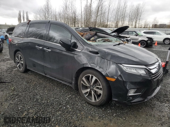 2020 Honda Odyssey Elite with VIN 5FNRL6H99LB069683, listed as a Copart auction lot 47960495 with Not Provided miles and Salvage Title. Bid and sale history available at DreamBid. Image 4.