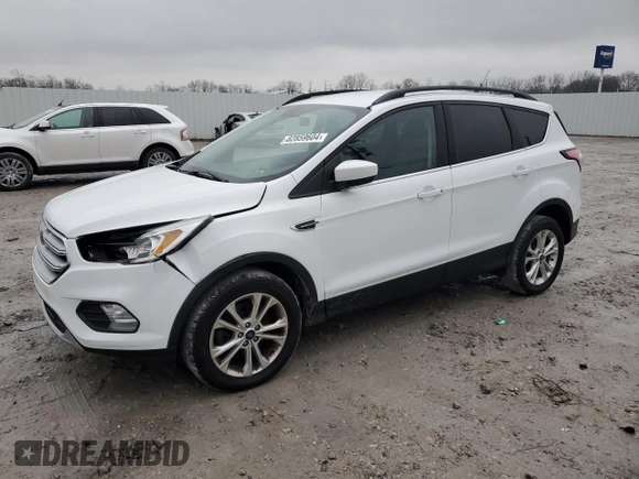 2018 Ford Escape SE with VIN 1FMCU9GDXJUB51190, listed as a Copart auction lot 82859604 with 155,172 mi miles and Clean Title. Bid and sale history available at carsss.com. Image 1.