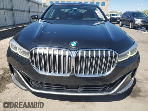 2020 BMW 7 Series 740i xDrive with VIN WBA7T4C08LCD01045, listed as a Copart auction lot 55664245 with 192,964 mi miles and Salvage title. Bid and sale history available at DreamBid. Image 5.