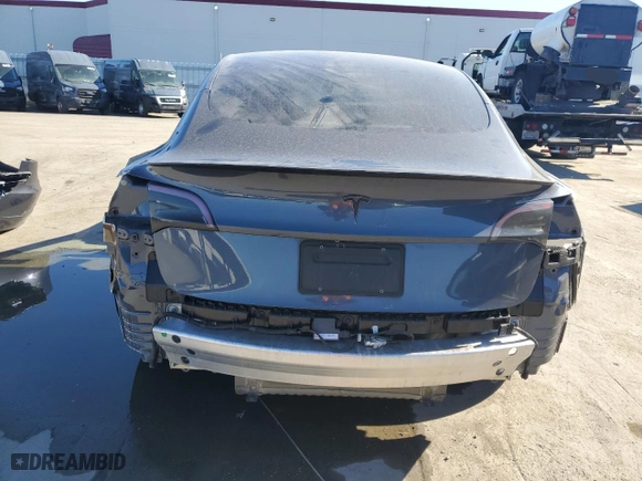 2019 Tesla Model 3 Mid Range with VIN 5YJ3E1EA9KF338197, listed as a Copart auction lot 45570415 with 0 mi miles and Salvage Title. Bid and sale history available at carsss.com. Image 6.