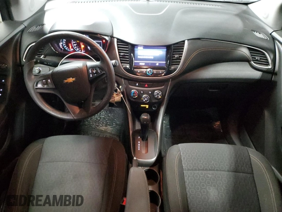 2020 Chevrolet Trax LS with VIN KL7CJKSB7LB327991, listed as a Copart auction lot 49324845 with 54,011 mi miles and Salvage Title. Bid and sale history available at DreamBid. Image 8.