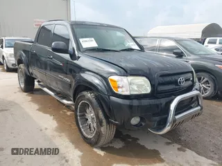 2006 Toyota Tundra Limited with VIN 5TBDT481X6S550947, listed as a IAAI auction lot 42063280 with 145,031 mi miles and . Bid and sale history available at DreamBid. Image 1.