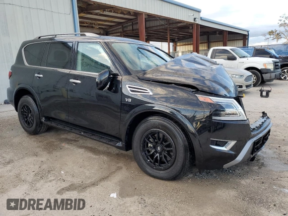 2022 Nissan Armada SV with VIN JN8AY2AC2N9161538, listed as a Copart auction lot 85223554 with Not Provided miles and Non Repairable. Bid and sale history available at carsss.com. Image 4.