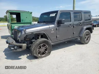 2016 Jeep Wrangler Unlimited Sahara with VIN 1C4BJWEG6GL212733, listed as a Copart auction lot 62664445 with 114,004 mi miles and Salvage title. Bid and sale history available at DreamBid. Image 1.