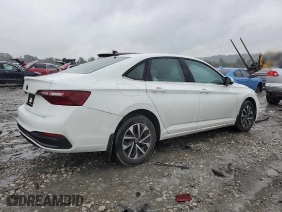 2023 Volkswagen Jetta S with VIN 3VW4M7BU4PM008220, listed as a Copart auction lot 73307764 with 58,386 mi miles and Salvage title. Bid and sale history available at DreamBid. Image 3.
