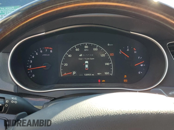 2014 Kia Cadenza Premium with VIN KNALN4D70E5123351, listed as a Copart auction lot 79914424 with 53,955 mi miles and Clean Title. Bid and sale history available at carsss.com. Image 9.