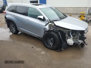 2018 Toyota Highlander SE with VIN 5TDJZRFH2JS528343, listed as a Copart auction lot 56942905 with 84,492 mi miles and Salvage title. Bid and sale history available at DreamBid. Image 4.