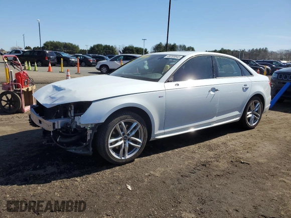 2017 Audi A4 Season of Audi ultra Premium with VIN WAUKMAF47HN058311, listed as a Copart auction lot 49705945 with 59,299 mi miles and Salvage Title. Bid and sale history available at carsss.com. Image 1.