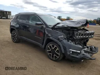 2018 Jeep Compass Limited with VIN 3C4NJDCB5JT104687, listed as a Copart auction lot 54964015 with 85,435 mi miles and Salvage title. Bid and sale history available at DreamBid. Image 4.
